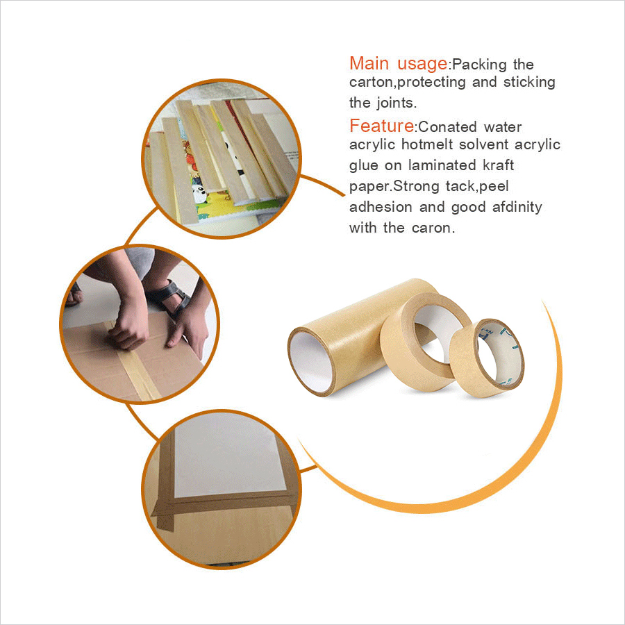 Kraft Packaging Tape For Sealing Cartons