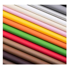 Quality Durable Lightweight Faux Leather Fabric Custom Synthetic Pu Leather Fabric for sale