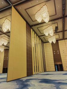 Quality Meeting Room Wooden Acoustic Partition Wall Sliding Ceiling Panels Customized for sale