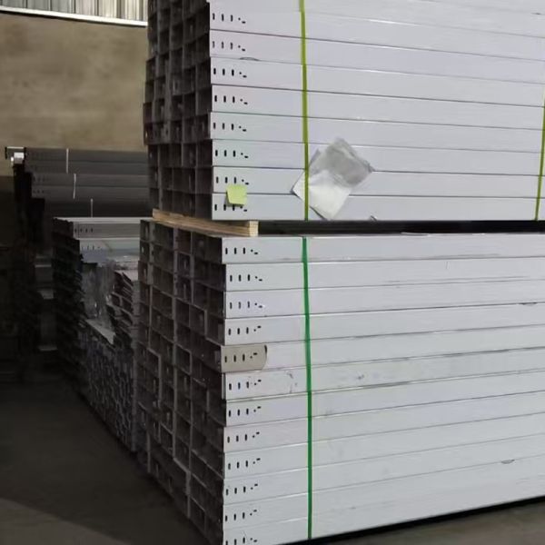 Custom stainless steel cable tray configuration