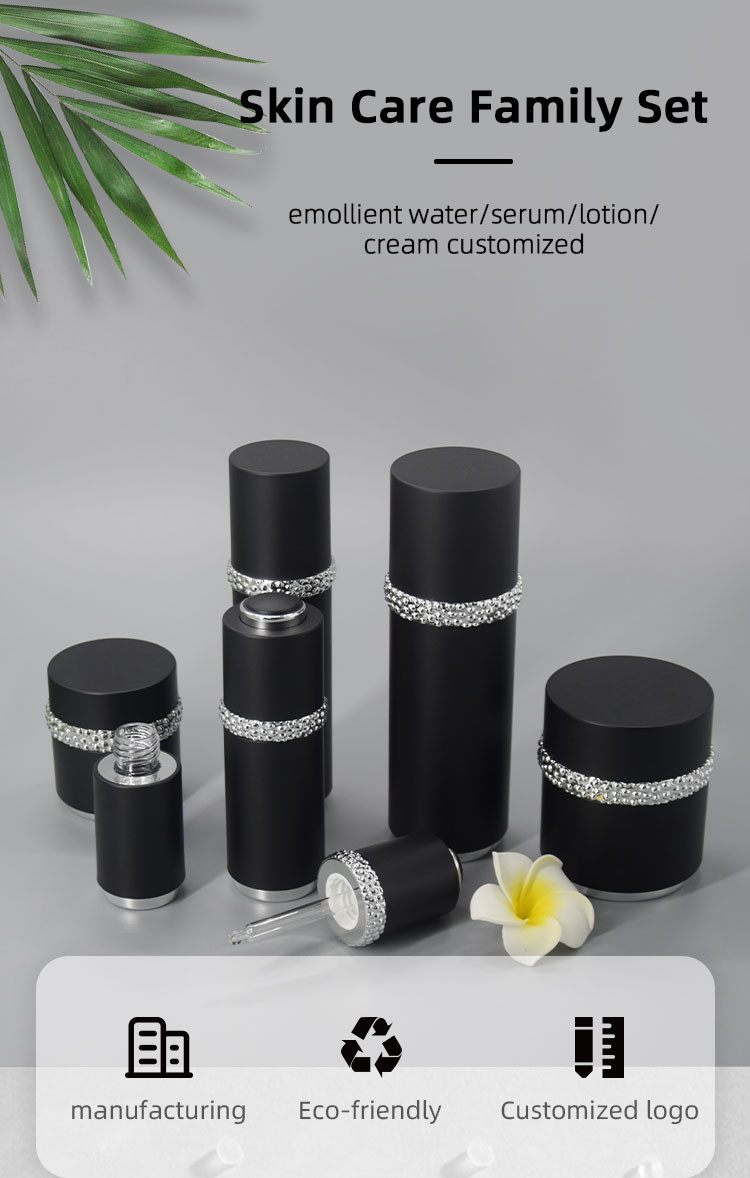 30ml Lotion Serum Dropper Bottle Acrylic Cream Jar Skincare Set