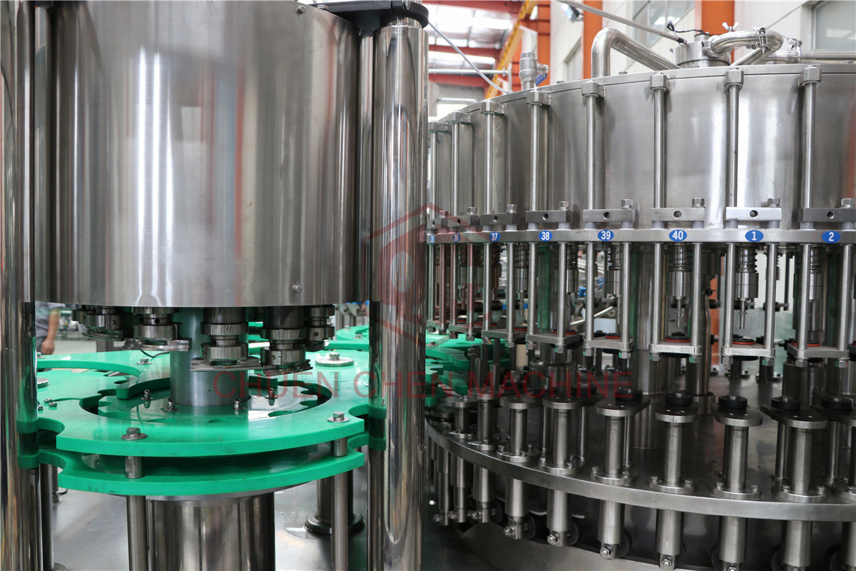 Glass Bottle Juice Filling Line / Fruit Juice Bottling Capping Equipment