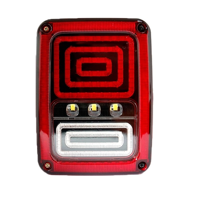 Amber Turn Signal Brake Reverse LED Tail Lamp For OFF Road Jeep Wrangler