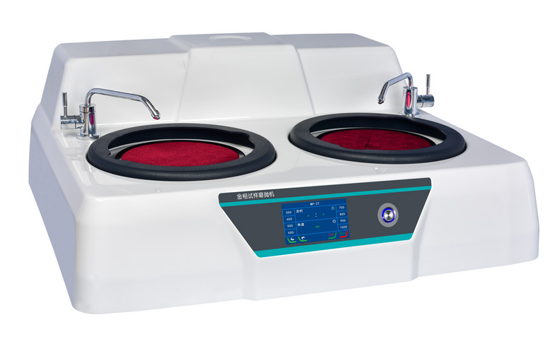 Quality Dual disc Separated control touch screen metallographic sample grinding polishing machine for sale