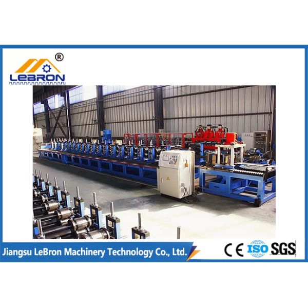 High Speed Cable Tray Roll Forming Machine , 18 Stations Cable Tray Punching Machine