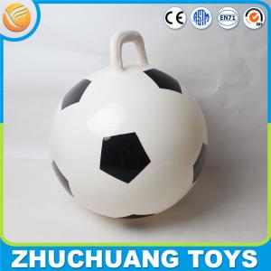 China printed pvc jumping foot ball hoppers on sale