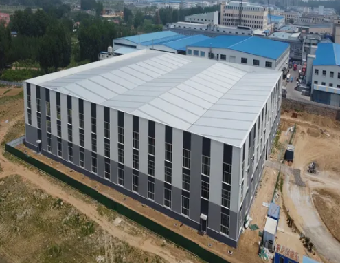 Q235B Q355B Floor Area Multi Span Steel Buildings Factory Expansion Space