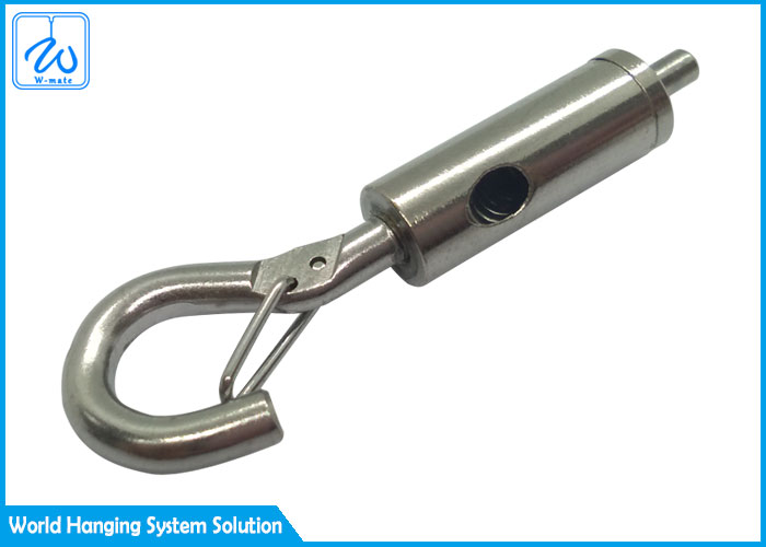 1/16 Steel Cable Clamps Hooks For Led Panel Light Suspension
