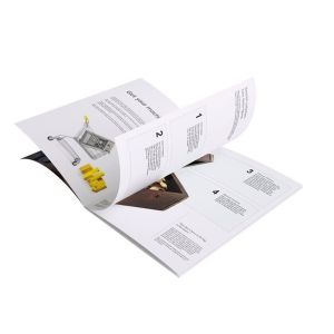 RoHS CMYK Paper Folding Instructions , PGAA Manual Instruction Booklet Printing