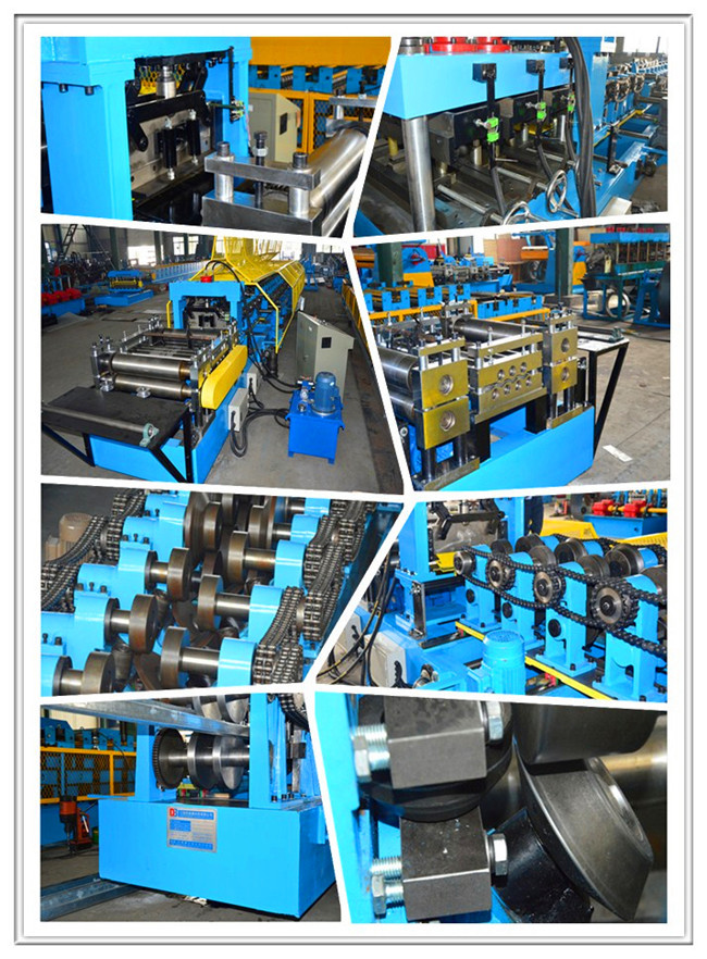 C / Z Purlin Roll Forming Machine , Cold Roll Forming Equipment High Efficient