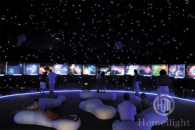Custom Church Wedding Backdrop LED Star Curtain Lights with Working Temperature -22 85C