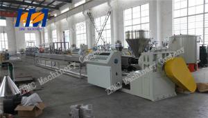 Quality PS Foaming standard extruded plastic sections frame board extrusion line for sale