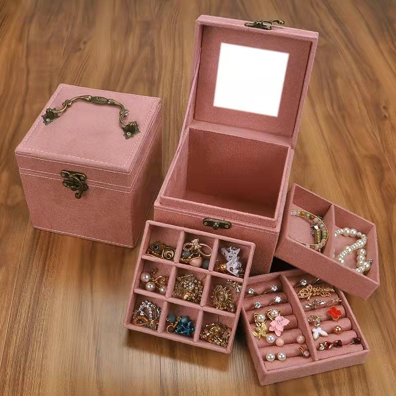 Factory Wholesale Luxury Eco Friendly Rectangular Rigid Packaging Box for Gift and Storage Jewelry