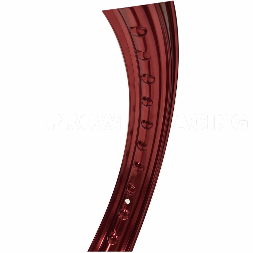 17 Inch H 1.85X17 Red Motorcycle Alloy Wheel Rims for Classic Bike Selection