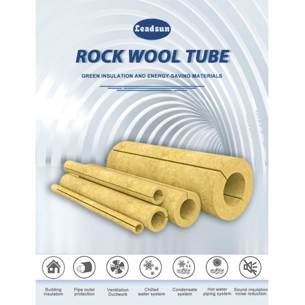 Fireproof RockWool Pipe Wired Mesh Heat Insulation With Aluminum Foil