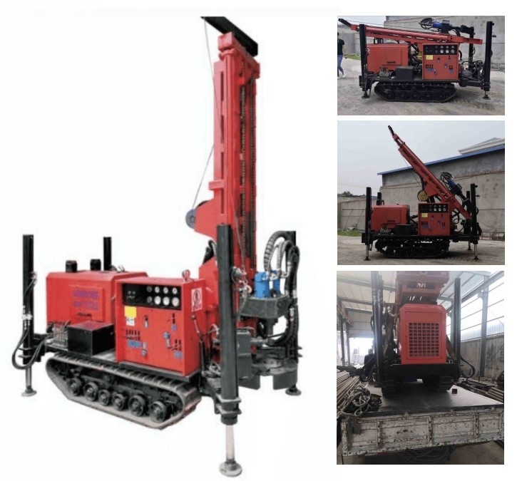 180m Hydraulic Pneumatic Water Well Drilling Machine