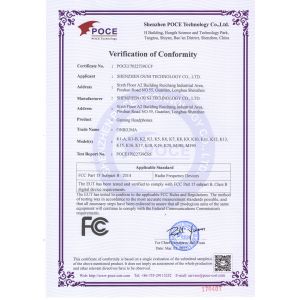 Shenzhen Ouni Technology Co.,Ltd Certifications