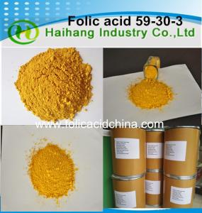 China Acid folic VitaminB9 fine powder good for hair growth on sale