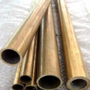 Quality C11000 C10200 Straight Copper Round Pipe Tube Seamless For Water Heated Metal for sale