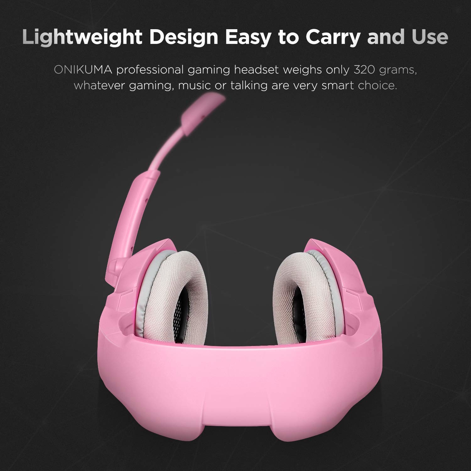 PSP PS4 DC5V 50mm onikuma k5 Wired Computer Headset