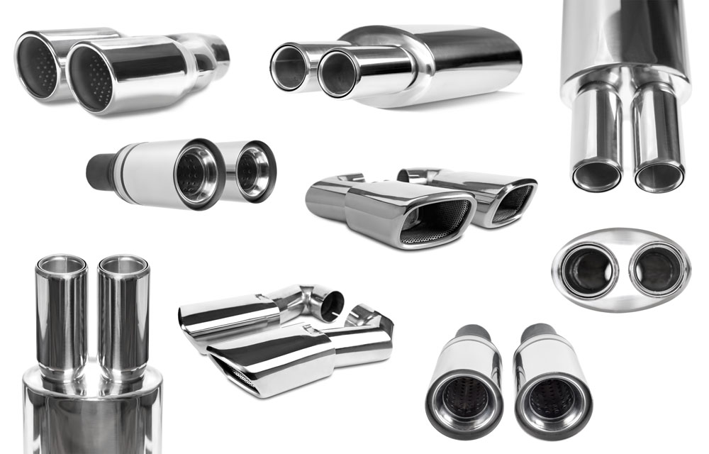 Exhaust Steel Tube Welded Stainless Steel Tube SUS409L / SUS439 / SUS436L / SUS346S