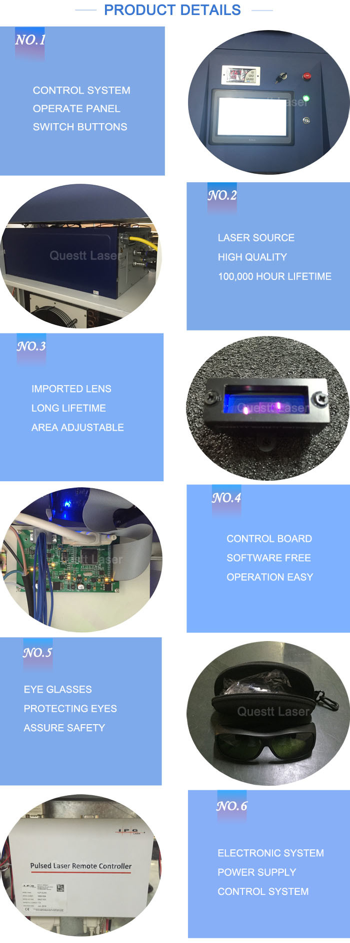 1000 Watt High Power Rust Removal Laser Cleaning Machine