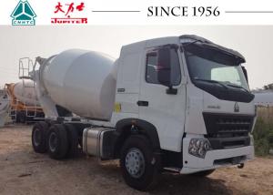China Durable HOWO Concrete Mixer Truck Smooth Operation With 380 Hp Euro IV Engine on sale