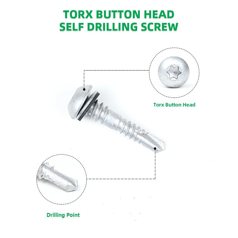 Stainless Steel Self Drilling Sandwich Panel Screw Torx Pan Head 32mm Payment term T/T