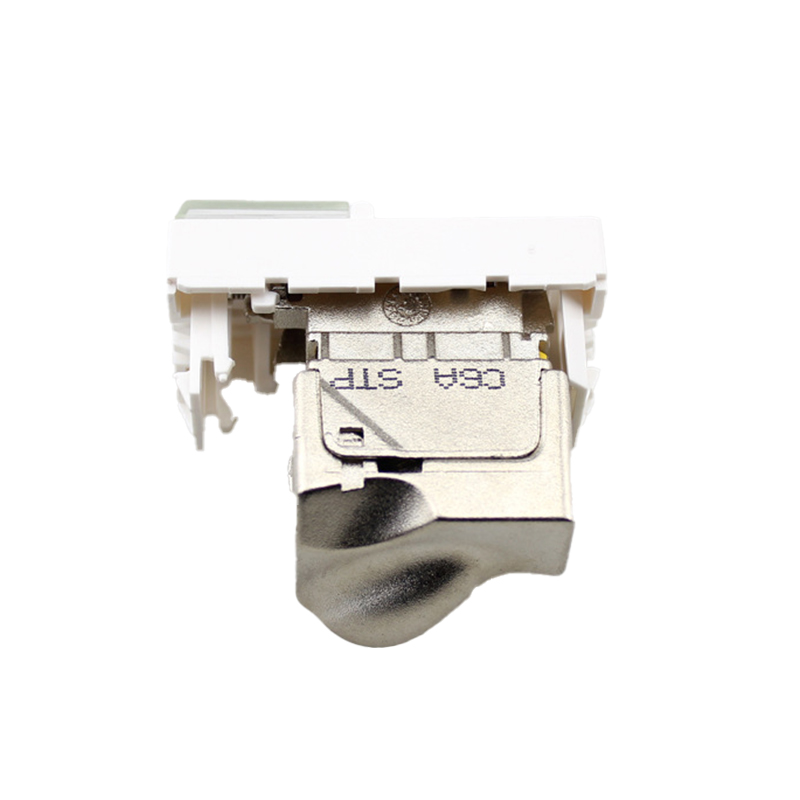 RJ45 FTP Zinc Alloy Cat6A Networking Keystone Jack Wall Coupler in Different Colors