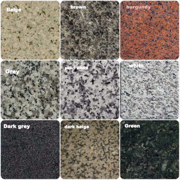 Modern Stone Slab Countertop Kitchen Designs White Rose Granite Countertop