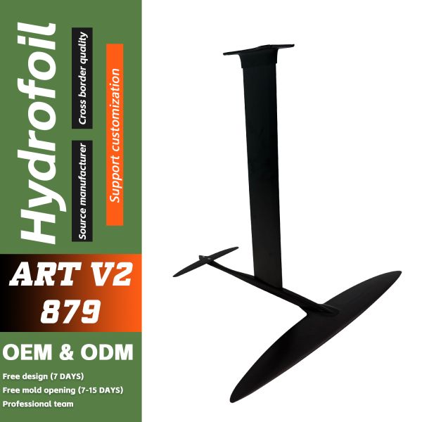 Advanced Surf Wing Foil ART V2 879 Hydrofoil With Smooth Lift Glide Control Skilled Riders