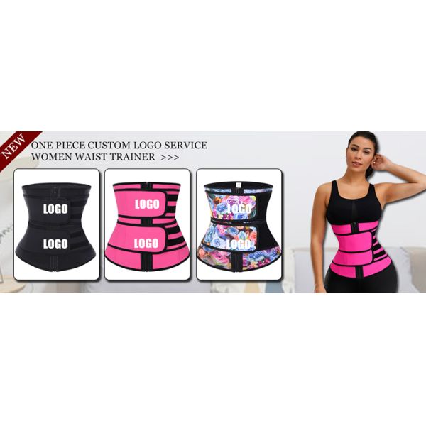 Full Slips Type Women'S Shaper Waist Trainer Vest with Front Zipper and Wide Shoulder