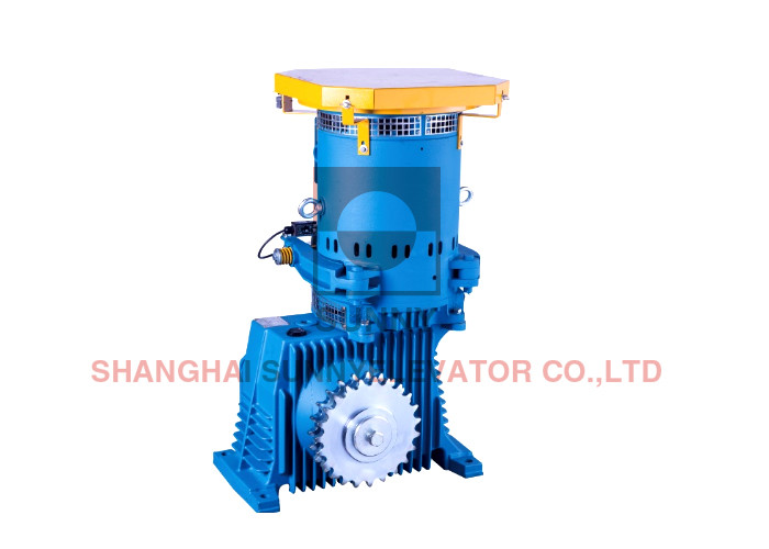 Quality AC220V Escalator Geared Traction Machine With Microcomputer Frequency Control for sale
