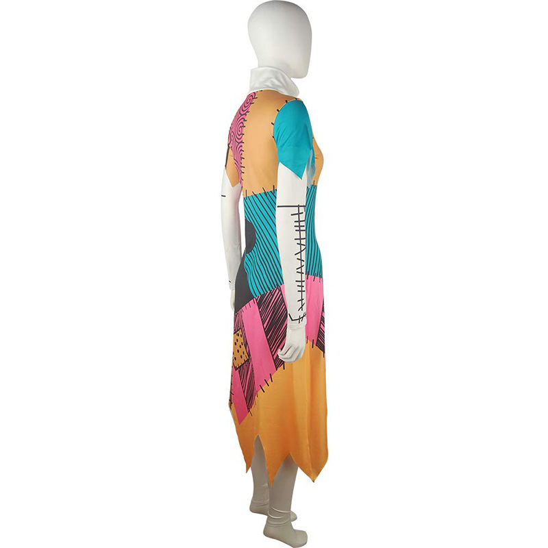Dream Sally Kellington Cosplay Halloween Costume in MCB005 Nightmare Before Christmas
