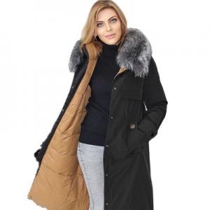 Quality FODARLLOY Women Winter Jacket Cotton Padded Warm Thicken Ladies Coat Long Coats Parka Womens Jackets for sale