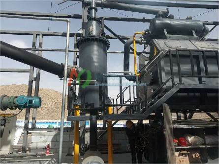 Final Product No Installation Required Batch Pyrolysis for 2-3T/D Plastic Tire Oil Sludge