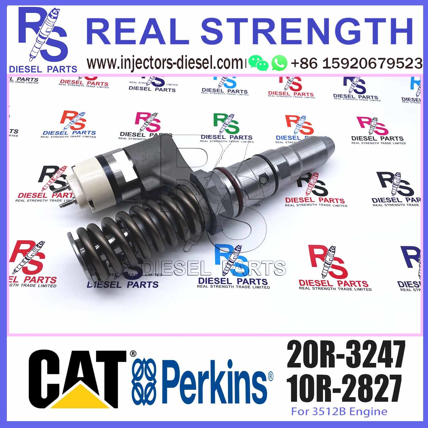 Diesel Fuel Common Rail Injector 392-0225 20r-3247 For C10 C12 Engine 3512c 3516c
