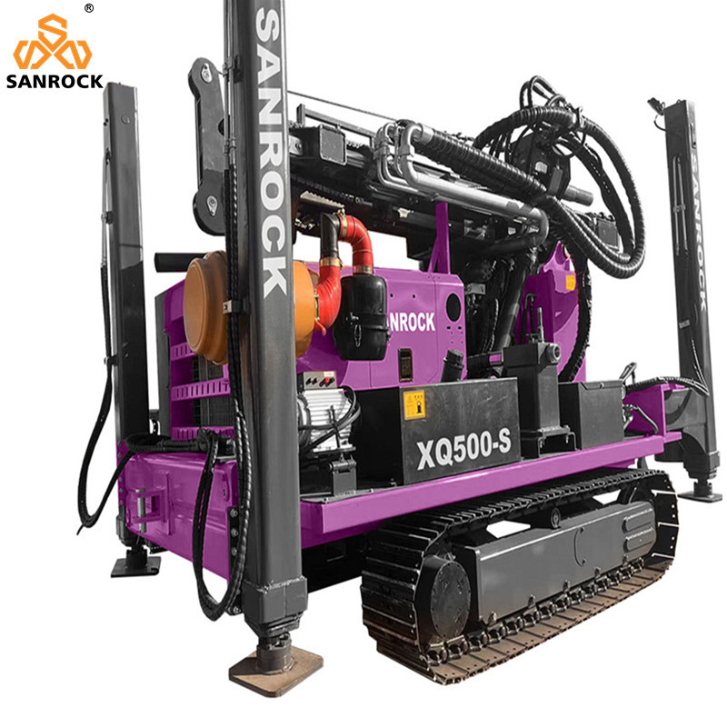 500m Deep Hydraulic Water Well Drilling Rig Equipment Crawler Water Drilling Rig Machine