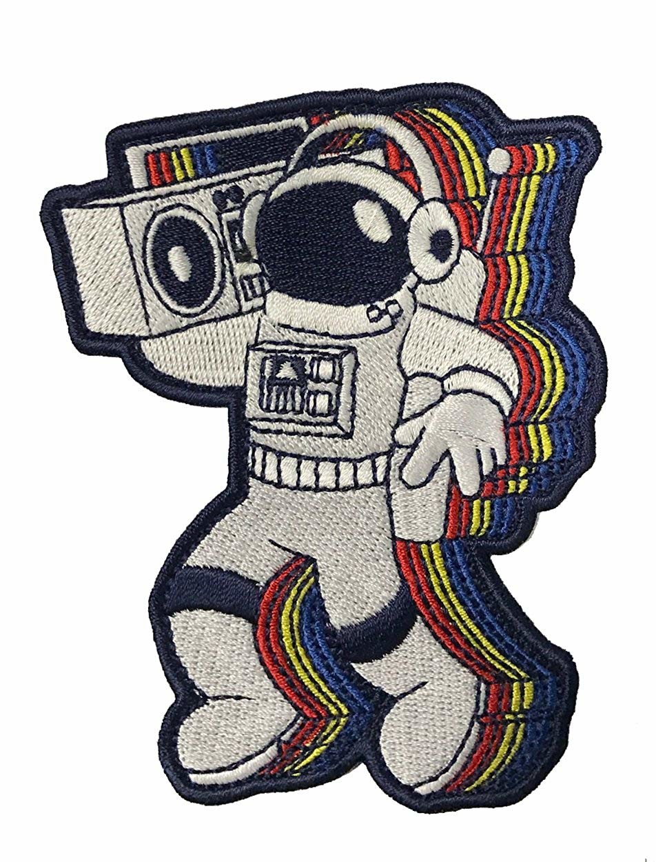 Animals Monkey Custom Iron On Patches Fabric Woven For Garment Jacket Clothing