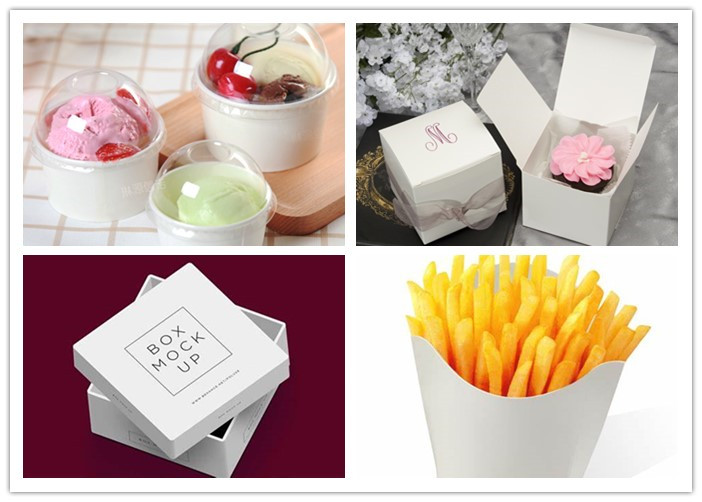 Food Package Pe Coated Recyclable White Kraft Paper Food Grade