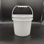 Reusable Stackable 20lt Round Plastic Bucket With Lid Leakproof