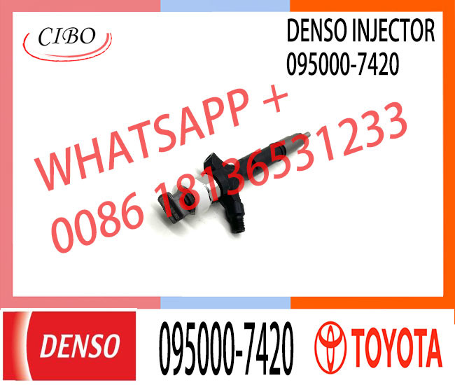 Common Rail Fuel Injector Assembly 095000-7420 23670-30250 injectorfor Toyota Land Cruiser 1KD-FTV 095000-7420 23670-302