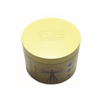Customized Design Stylish Coloful Round Matel Tin Box / Tin Can With Domed Lid For Tea / Food