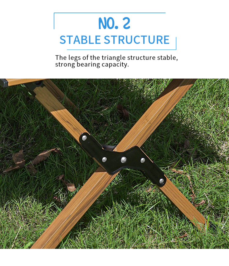 Ultra Compact Folding Camping Table - close-up of legs