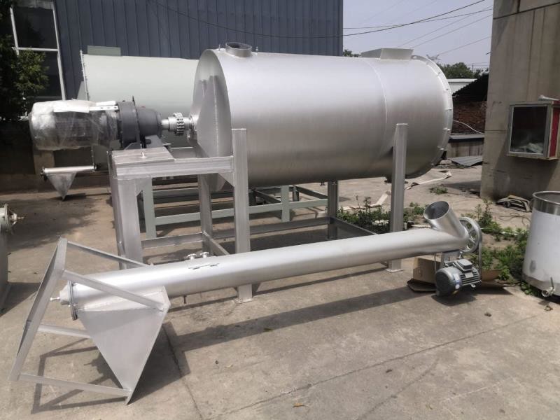 Food Spiral Horizontal Ribbon Feed Mixer Food Grade Powder Mixer Manufacturer