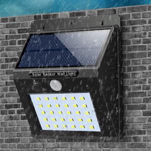 China Wall Mounted Solar LED Flood Lights / Outdoor Solar LED Sensor Wall Lights For Path on sale