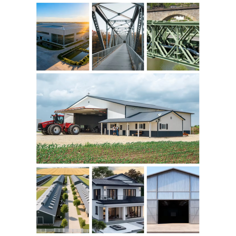 Customizable Prefabricated Steel Structure Warehouses Workshops Plants