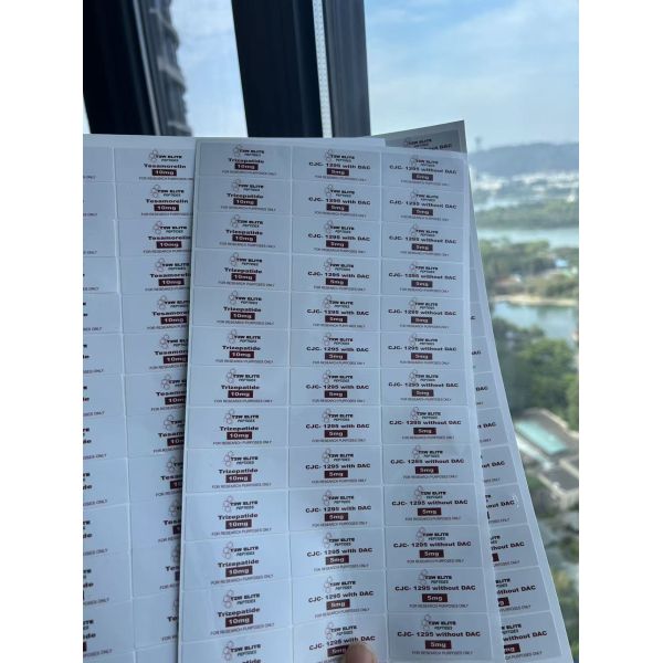 KPV 5MG Small Peptide Vial Labels
