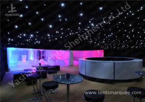 Quality Pretty Lighting Onaments Luxury Wedding Tents with Anodized Aluminum Frame for sale