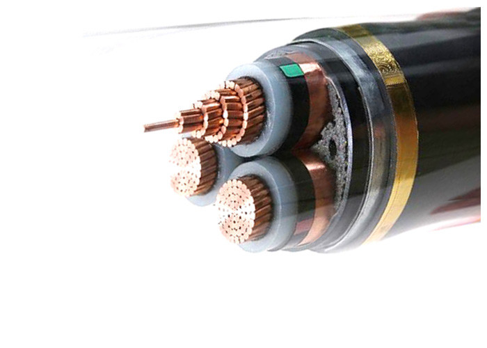 Xlpe Insulated Electrical Power Cable 3.6kv / 6kv With Copper Conductor